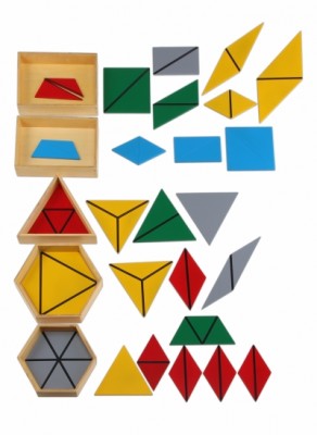 Triangoli assemblabili, 5 scatole