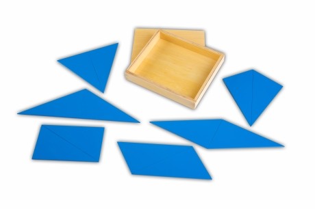 Triangoli blu: materiale Montessori