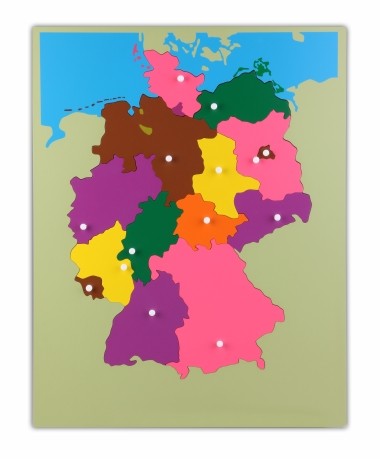 Puzzle della Germania della Montessori