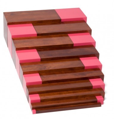 Schede di lavoro: la torre rosa, la scala marrone e le barre rosse