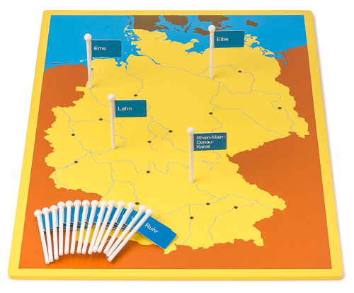 Mappa tascabile: fiumi della Germania